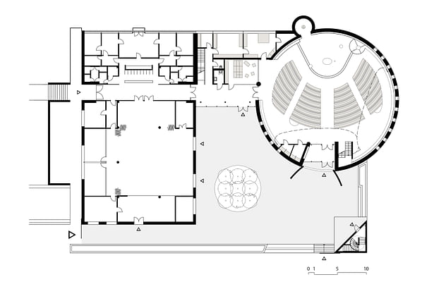 Ground floor plan of the area. /Plan Atelier Štěpán