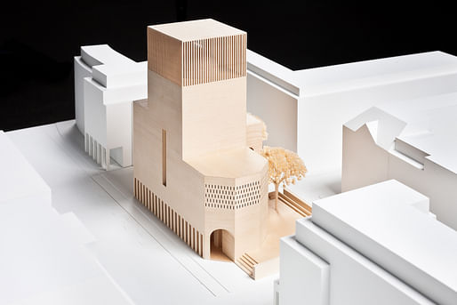 Architectural model of House of One © Michel Koczy / Betund Lehrhaus Petriplatz Berlin e.V.