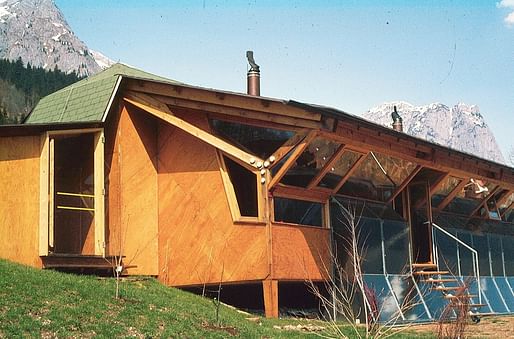 First Austrian solar house, designed by Konrad Frey. © Konrad Frey