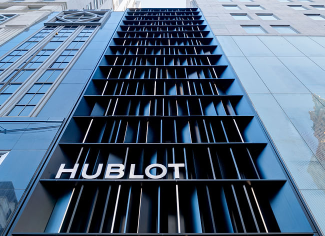 The Hublot building in New York. Credit: Adrian Wilson courtesy Hublot