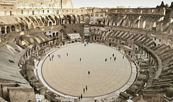 Take a look at the newly unveiled high-tech floor for the Colosseum arena in Rome