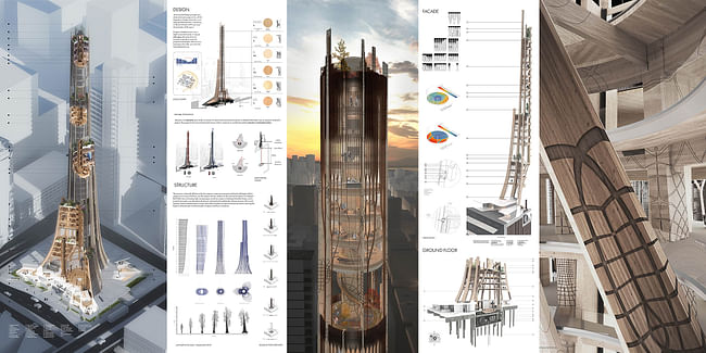 Honorable Mention: Tree Of Life Skyscraper by Finbar Charleson (United Kingdom)