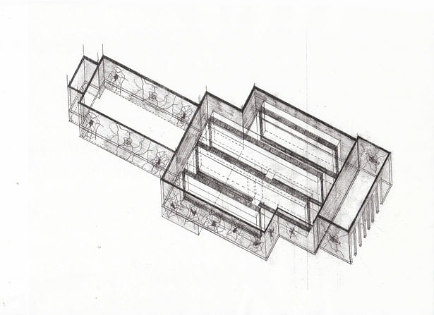 Diagram of cracking patterns