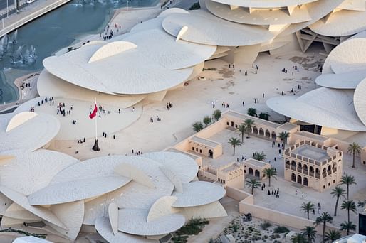 Iwan Baan, National Museum of Qatar, Doha, Qatar, 2019, Architecture: Ateliers Jean Nouvel. Image credit: Iwan Baan / VG Bild-Kunst Bonn, 2023
