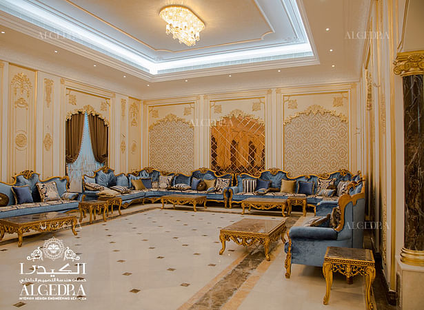 Luxury majlis design in Abu Dhabi