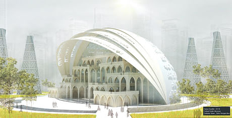 Dubai Creek mosque Competition entry 