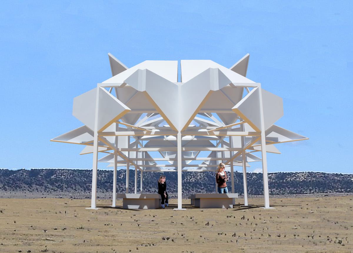 The Modular Shade Pavilions | michael jantzen | Archinect