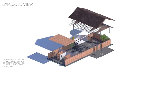 split isometric view