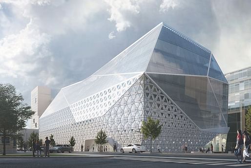 Gent Diamond ING HQ by Asymptote Architecture. Image: Asymptote Architecture.