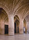Entrance vaults at the Riverside Church in Manhattan by the Guastavino Company. The Guastavino Company was able to integrate its vaulting into the steel framing, so that the loads were shared between the two systems. Though this made the vaulting seem decorative rather than essential, the vaulting...