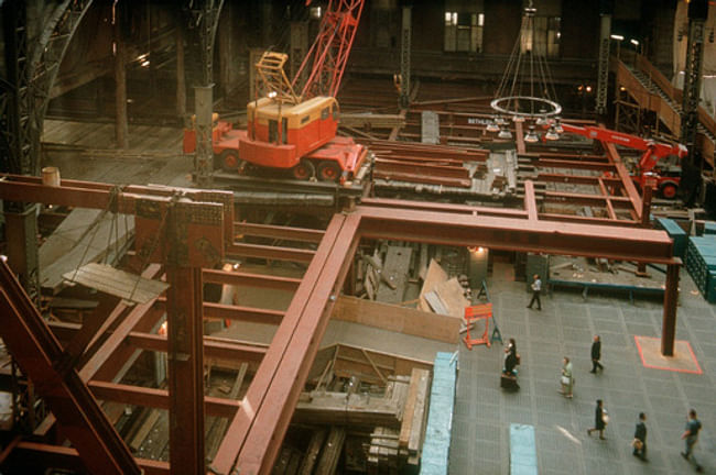 Demolition of the NYC Penn Station on Oct. 28, 1963. Photo ⓒ Norman McGrath, courtesy of AIA | NY
