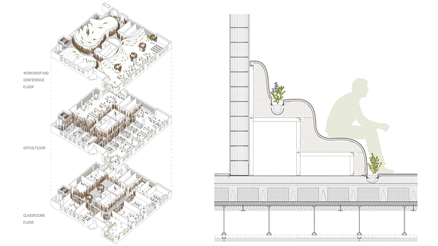 Space diagram and construction detail