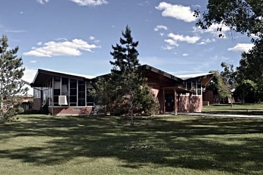 Wyoming School for the Deaf, designed by Krusmark + Krusmark. One of the schools in Mansfield's research. Photo via historicwyoming.org