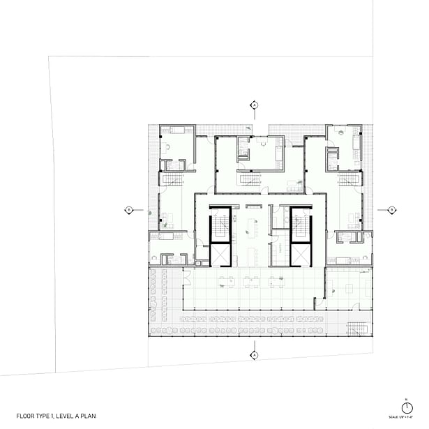 Floor Type 1 Level A Plan