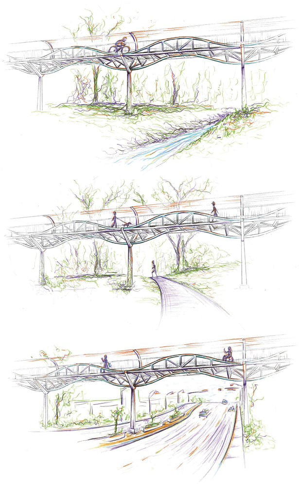 bridge renderings . 2009 . prismacolor