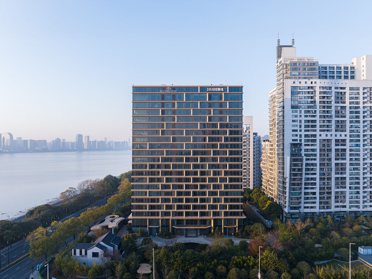 line+ creates a new riverfront landmark in Hangzhou’s Qianjiang New Town Greentown New Times Cover by line+