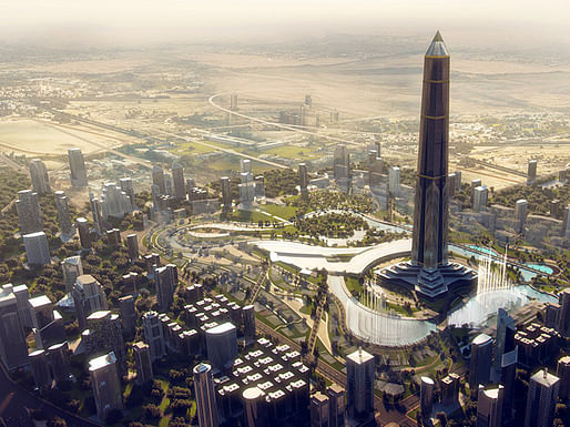 Oblisco Capitale Tower concept. Image: IDIA.Design.