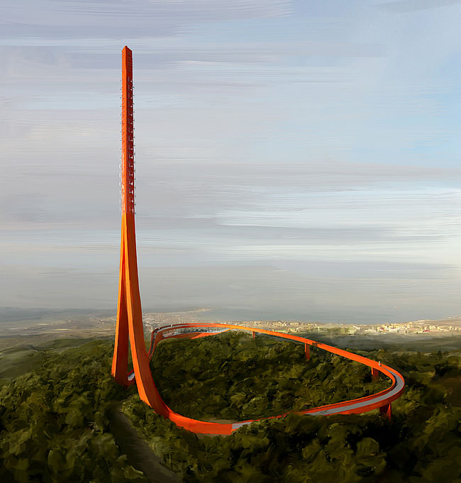 IND+Powerhouse Company's Çanakkale Antenna Tower. Image by MIR