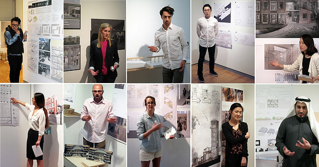 Thesis students 2014. Image courtesy of RISD Interior Architecture Department.