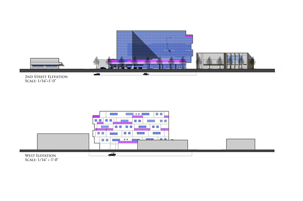 East/West Elevation - SketchUp