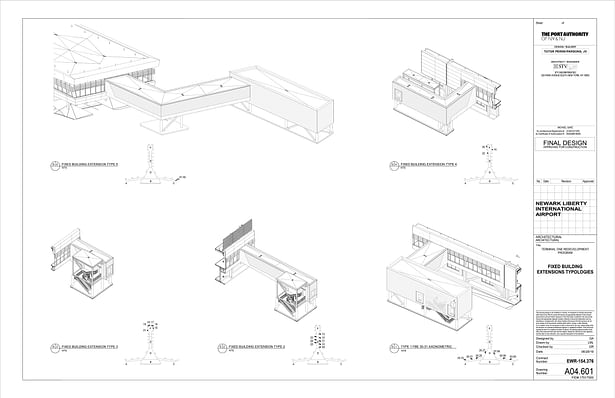 Newark Airport Terminal 1 Fixed Building Extension Typologies