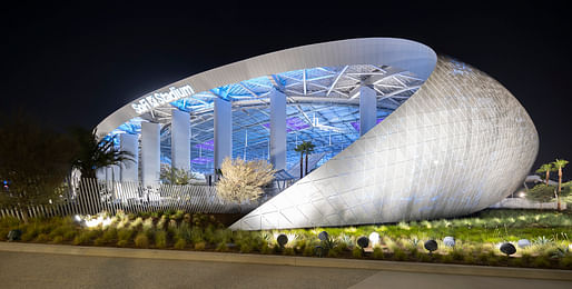 Merit Award winner: SoFi Stadium and Entertainment District. Photo: Kevin Korczyk 