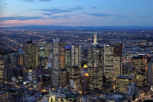 View of the Melbourne Central Business District. Image courtesy of Wikimedia user Nazareth College. 