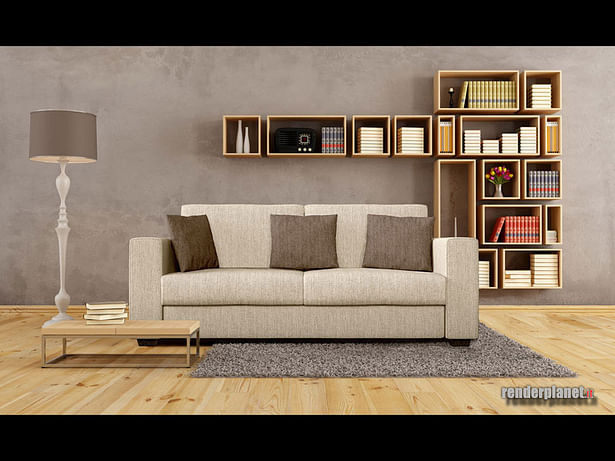 3d product rendering - sofa