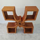 'Grip'solid bamboo sculptural console-table by J A NP A U L