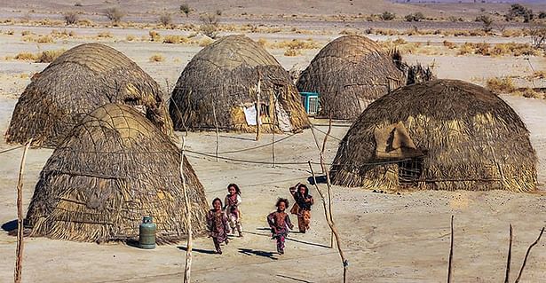 Gerdtoops(similar to ball) are signs of architecture , culture and residence in Sistan and Baluchistan