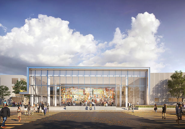 The Diego Rivera Theater (Rendering: LMN Architects)