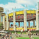 Philip Johnson's New York State Pavilion c.1964 for the New York World's Fair. Image via 'Modern Ruin' Kickstarter.