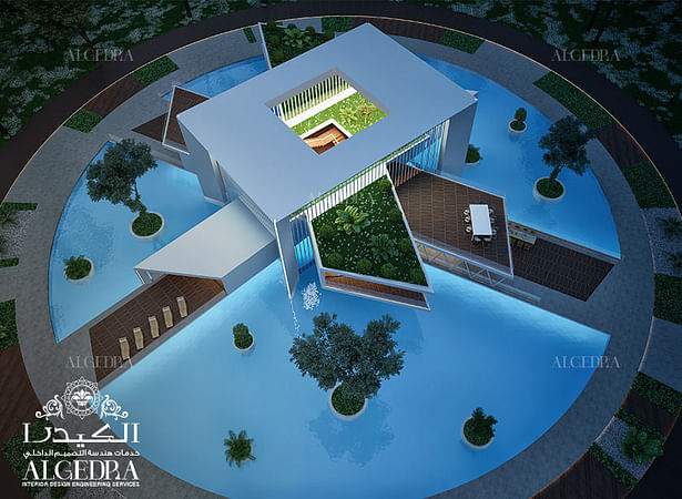 Contemporary architecture villa design