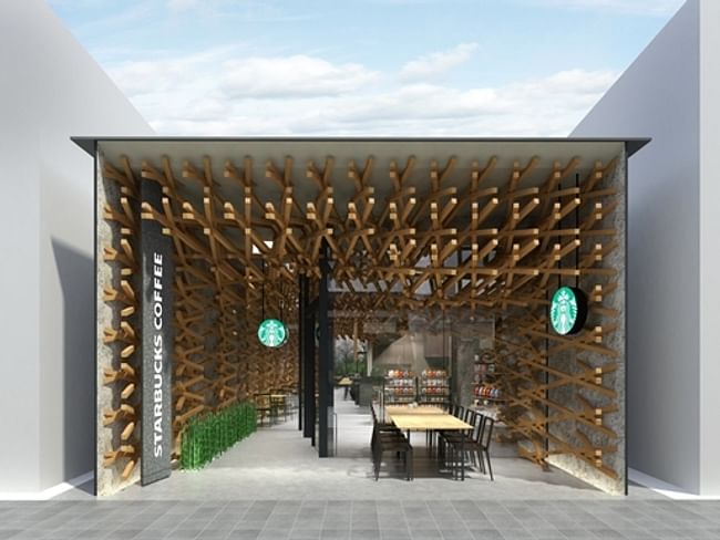 Kengo Kuma Starbucks via Kaori Walter