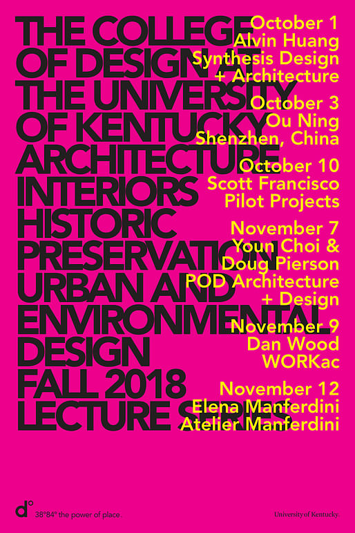 Poster courtesy of University of Kentucky College of Design.
