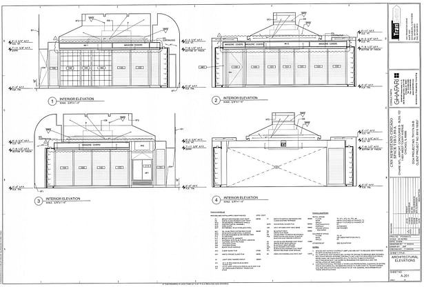 CNN Newsstand Interior Elevations