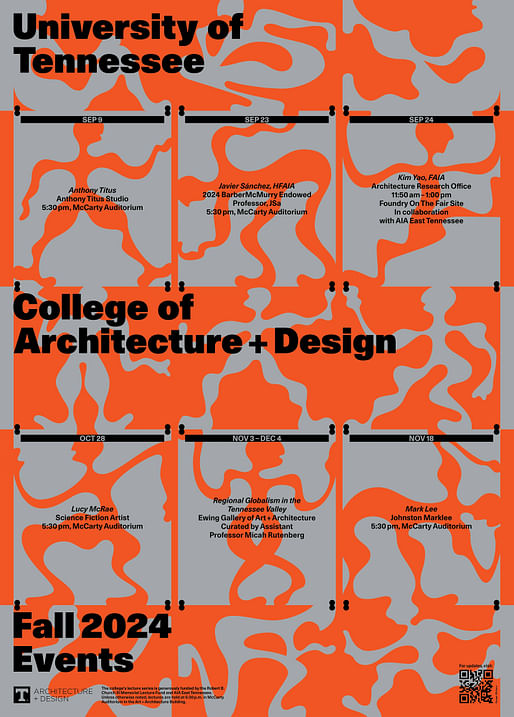 Lecture poster design by Offshore Studio, courtesy of the University of Tennessee, Knoxville