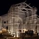 Edoardo Tresoldi's wire mesh sculpture of the Basilica di Siponto in Foggia, Italy. (Photo: Blind Eye Factory; Image via qz.com)