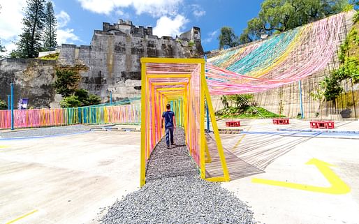 Taller KEN | Playa Chomo Design-Built Initiative, Centro Cultural Miguel Asturias, Zone 1, Guatemala City, 2016. Image credit: Marcelo Guitterez.