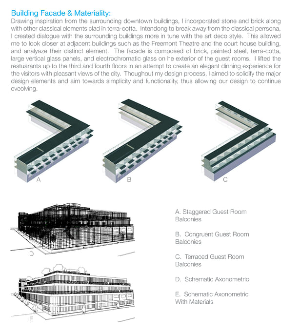 Building Facade Iterations