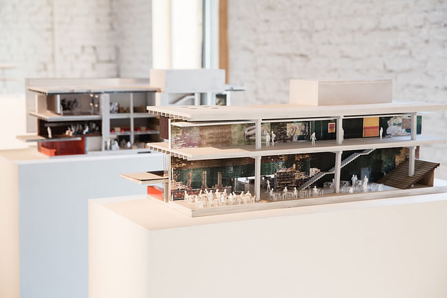 Garage Museum in Gorky Park, model. (Photo: Nikolay Zverkov © Garage Center for Contemporary Culture, Moscow. Image courtesy of OMA.)