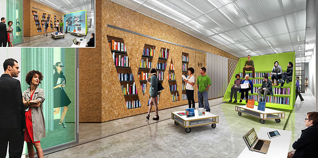 EFGH: Bookstore with media mode inset