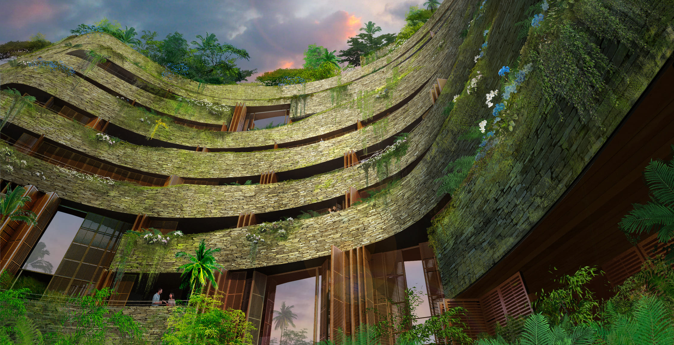 Phase one of Jean Nouvel's Ecuadorian residential complex is