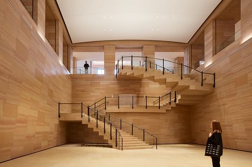 The Williams Forum, facing west toward Lenfest Hall. Steve Hall © Hall + Merrick Photographers. Image courtesy Philadelphia Museum of Art, 2021