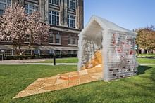 Rensselaer Students Develop a Disaster Architecture from Water Bottles and Shipping Materials