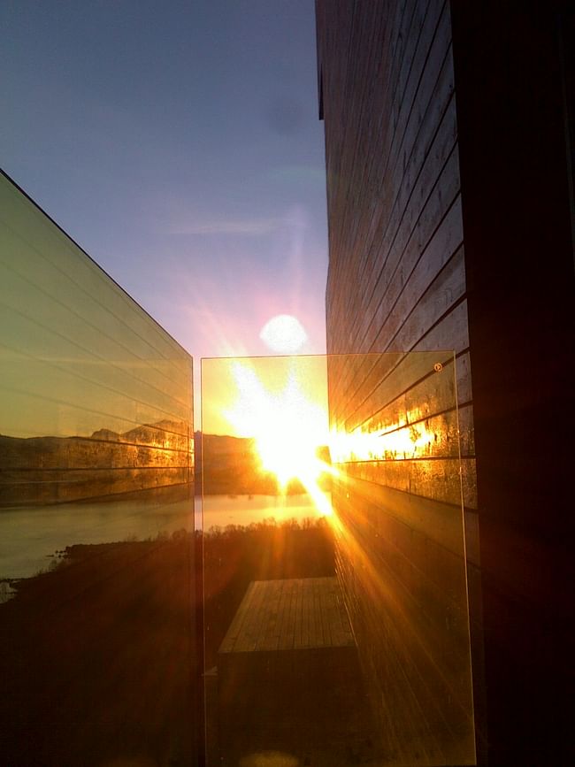 Knut Hamsun Centre. Courtesy of Steven Holl Architects.