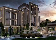 Luxury modern villa design in Dubai