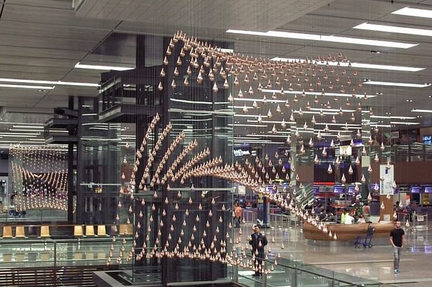 Kinetic Rain Installation