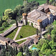 An aerial view of the historic Ranieri Castle in Umbria, Italy, where Penn State faculty member Felecia Davis will be installing an architectural project titled "We Are in The Wake.” Credit: Provided. 