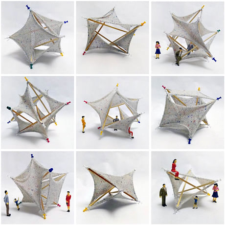 Explorations in Knitted Tesegrity 